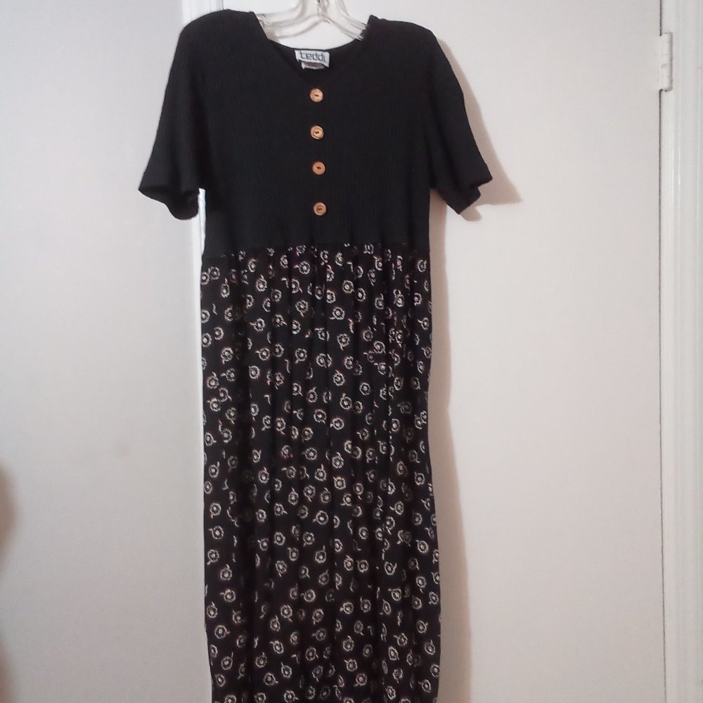 Women's Ankle Floral Pattern Dress